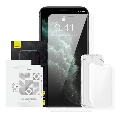 Product Screen Protector 2x Baseus Crystal 0.3mm for iPhone X/XS base image