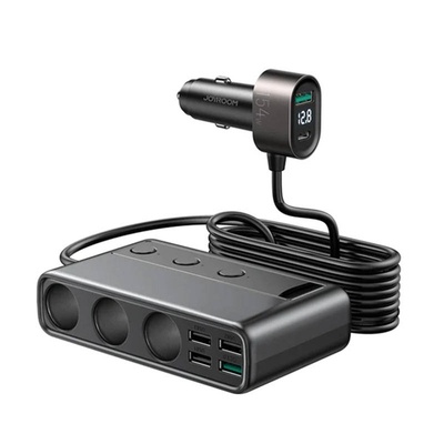 Product Φορτιστής Αυτοκινήτου JOYROOM JR-CL06 Multi-Port (black) base image