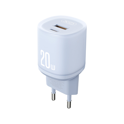 Product Φορτιστής Πρίζας XO L144(EU) PD20W 1USB-A+1USB-C Μπλε base image