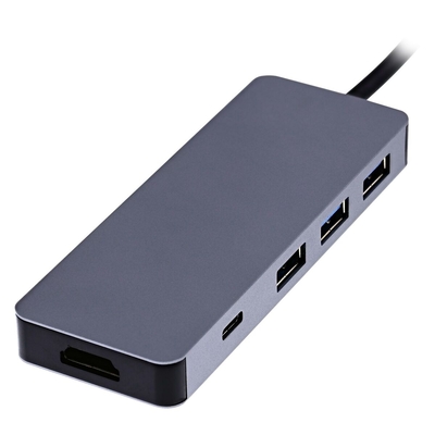 Product USB Hub TNB iClick Γκρι base image