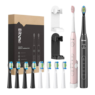 Product Ηλεκτρική Οδοντόβουρτσα with tips set and 2 holders Bitvae D2+D2 (pink and black) base image