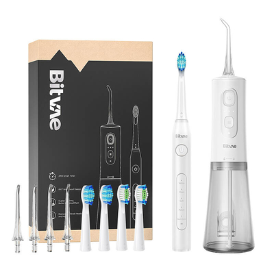 Product Ηλεκτρική Οδοντόβουρτσα with tips set and water flosser Bitvae D2+C2 (white) base image