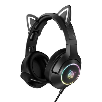 Product Ακουστικά Gaming Onikuma K9 με Αυτιά Γάτας (Μαύρο) base image