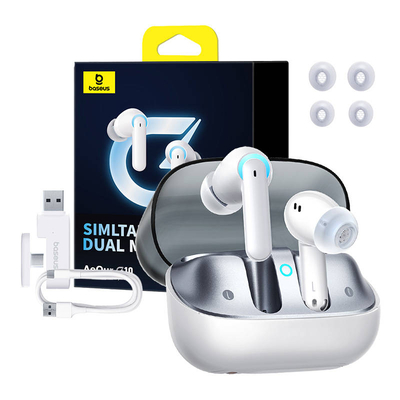 Product Bluetooth Headset TWS Baseus AeQur G10 (white) base image