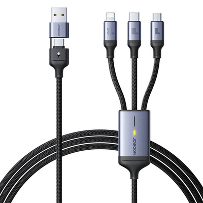 Product Καλώδιo USB Speedy Joyroom SA21-2T3, 6 in 1/ 100W 1.5m (black) base image
