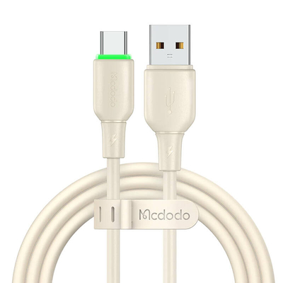 Product Καλώδιο USB to USB-C Mcdodo CA-4750 with LED light 1.2m (beige) base image