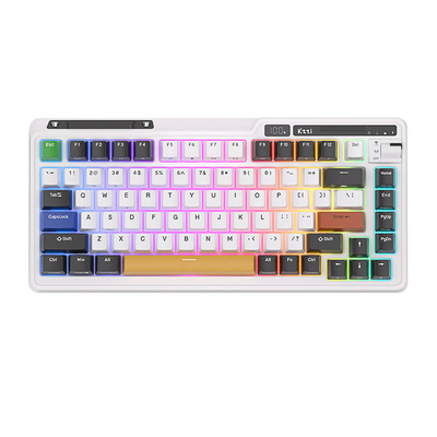 Product Πληκτρολόγιο Ασύρματο Royal Kludge mechanical KZZI K75 pro RGB, Moment Switch (black and white) base image