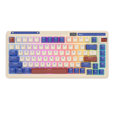 Product Πληκτρολόγιο Ασύρματο Royal Kludge mechanical KZZI K75 pro RGB, Moment Switch (retro blue) base image