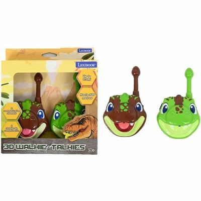 Product Walkie Talkie Lexibook Walkie talkie de dinosaurios en 3D de 500 m  base image