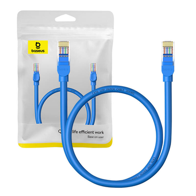 Product Καλώδιο Δικτύου Round Baseus Ethernet RJ45, Cat.6, 0,5m (blue) base image