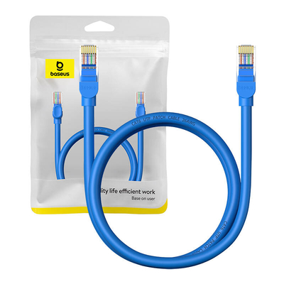 Product Καλώδιο Δικτύου Round Baseus Ethernet RJ45, Cat.6, 1m (blue) base image