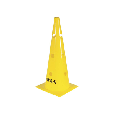Product Κωνος στηριξης πηχεων Amila 41904 Σκληρό PVC 46cm Κίτρινος base image