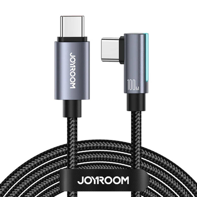 Product Καλώδιo USB Joyroom S-CC100A17 100W USB-C to USB-C Angle / 100W / 1,2m (black) base image