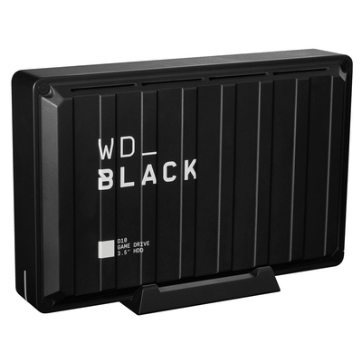 Product Εξωτερικός Σκληρός Δίσκος Western Digital BLACK D10 GAME DRIVE 8 TB Μαύρο Λευκό base image