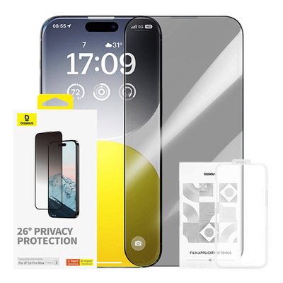 Product Screen Protector Privacy Protection Baseus Diamond iPhone 15 Pro Max base image