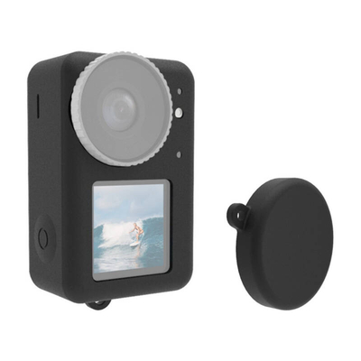 Product Θήκη Action Cameras Puluz Silicon for DJI Osmo Action 4/3 with lens cover (black) base image