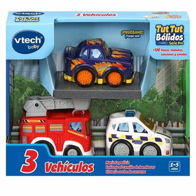 Product Playset Οχημάτων Vtech 8 x 9 x 5,5 cm 3 Τεμάχια base image