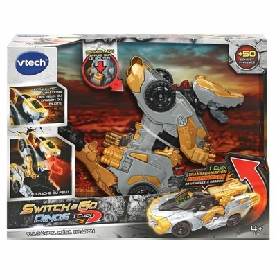 Product Μετασχηματιστικό Όχημα Vtech Switch & Go Dinos - Vulcanion, Mega Dragon base image