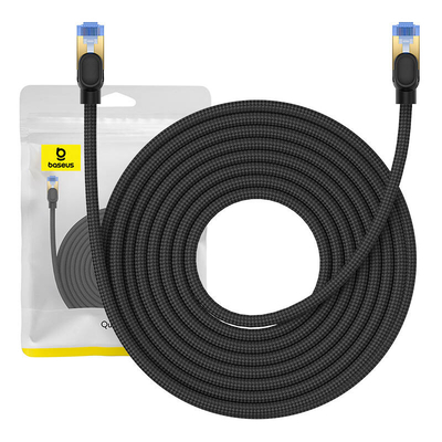 Product Καλώδιο Δικτύου Braided cat.7 Baseus Ethernet RJ45, 10Gbps, 10m (black) base image