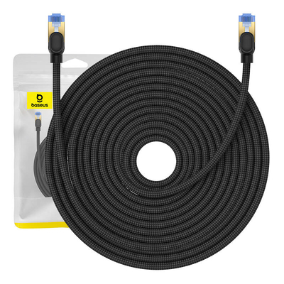 Product Καλώδιο Δικτύου Braided cat.7 Baseus Ethernet RJ45, 10Gbps, 25m (black) base image