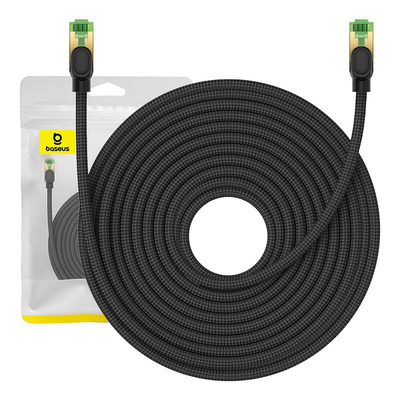 Product Καλώδιο Δικτύου Braided cat.8 Baseus Ethernet RJ45, 40Gbps, 20m (black) base image