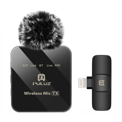 Product Μικρόφωνο Wireless Lavalier Puluz PU647B (Lightning) base image