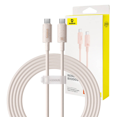 Product Καλώδιο USB-C to USB-C Baseus Habitat Series 2m 100W (pink) base image