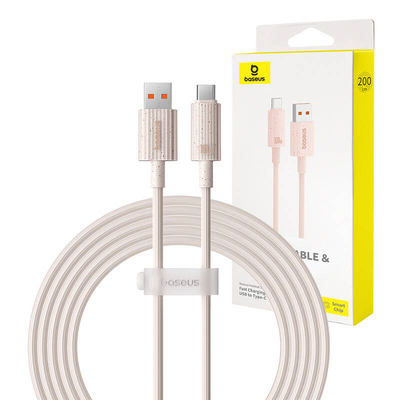 Product Καλώδιο USB to USB-C Baseus Habitat Series 2m 100W (pink) base image