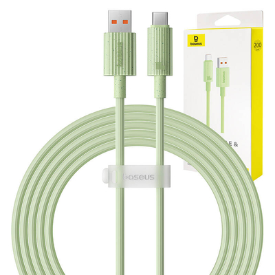 Product Καλώδιο USB to USB-C Baseus Habitat Series 2m 100W (green) base image