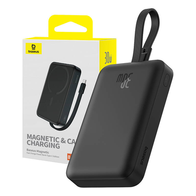 Product Powerbank Baseus Magnetic Mini 10000mAh 30W MagSafe (black) base image