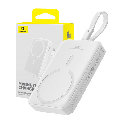Product Powerbank Baseus Magnetic Mini 10000mAh 30W MagSafe (white) base image
