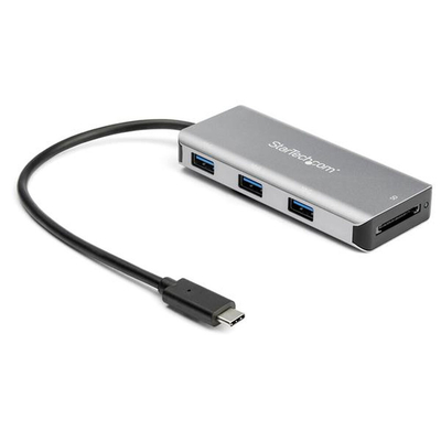 Product USB Hub 3 Θύρες Startech HB31C3ASDMB Ασημί base image
