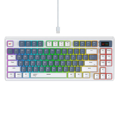Product Πληκτρολόγιο Ενσύρματο Havit Mechanical Gaming KB884L white base image