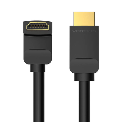 Product Καλώδιο HDMI Vention 2.0 AAQBG 1,5m, Angled 270°, 4K 60Hz (Black) base image