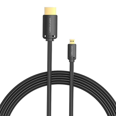 Product Καλώδιο HDMI Vention-D Male to HDMI-A Male AGIBI 3m, 4K 60Hz (Black) base image