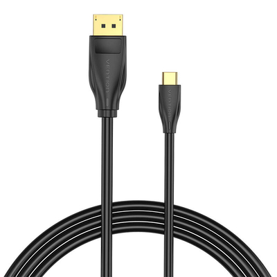 Product Καλώδιο USB-C Vention to DisplayPort 1.4 CGYBG, 1,5m, 8K 60Hz/4K 120Hz (Black) base image