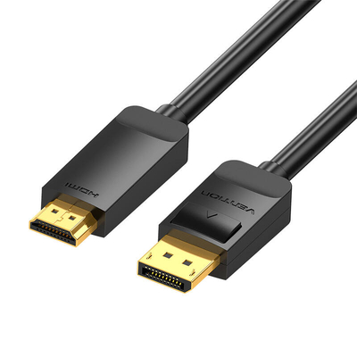 Product Καλώδιο DisplayPort Vention 1.2 to HDMI 1.4 HAGBH 2m, 4K 30Hz (Black) base image