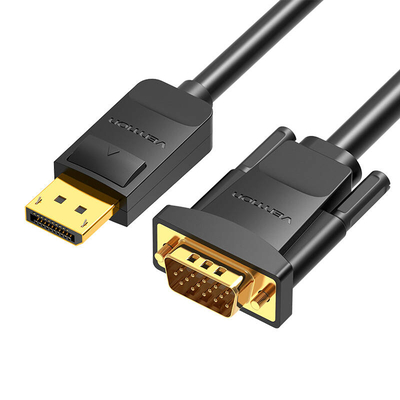 Product Καλώδιο DisplayPort Vention to VGA HBLBI 3m, 1080P 60Hz(Black) base image