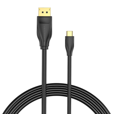 Product Καλώδιο USB-C Vention to DisplayPort 1.4 CGYBH, 2m, 8K 60Hz/4K 120Hz (Black) base image