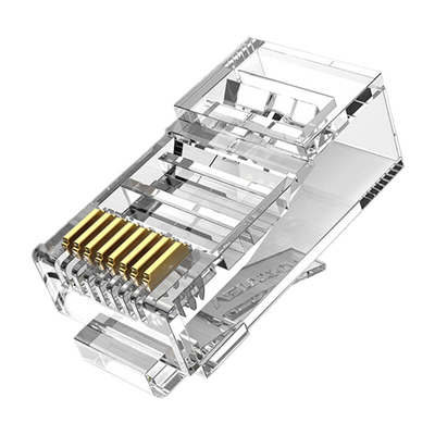 Product Connector Δικτύου Vention Modular RJ45 CAT6 UTP IDDR0-50 Transparent Pack of 50 base image