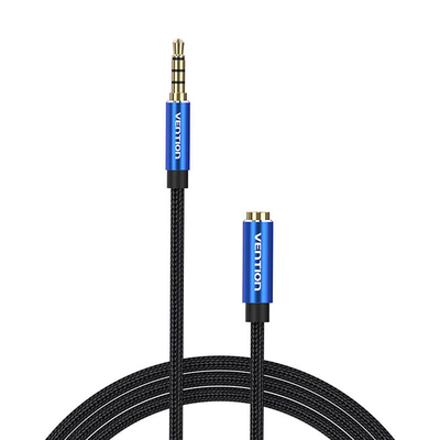 Product Καλώδιο Ήχου Vention TRRS 3.5mm Male to 3.5mm Female BHCLJ 5m Blue base image