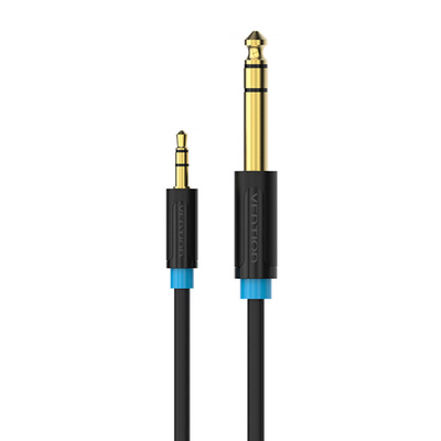 Product Καλώδιο Ήχου Vention TRS 3.5mm to 6.35mm BABBD 0,5m, Black base image