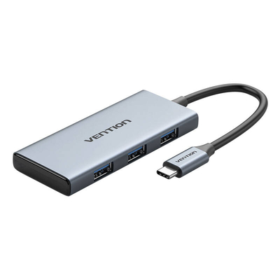 Product Docking Station USB-C to HDMI, 3x USB 3.0, SD, TF Vention TOOHB 0.15m Gray base image
