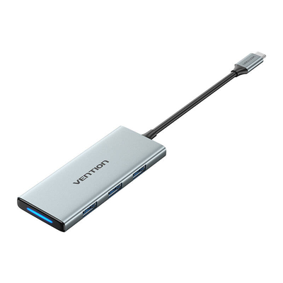Product Docking Station USB-C to HDMI, 3x USB 3.0, SD, TF, PD Vention TOPHB 0.15m Gray base image