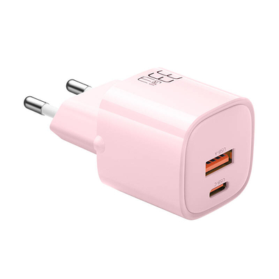 Product Φορτιστής Πρίζας GaN 33W Mcdodo CH-0155 USB-C, USB-A (pink) base image