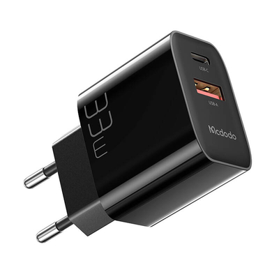 Product Φορτιστής Πρίζας GaN 33W Mcdodo CH-0921 USB-C, USB-A (black) base image