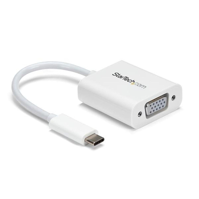 Product Αντάπτορας USB C σε VGA Startech CDP2VGAW Λευκό base image