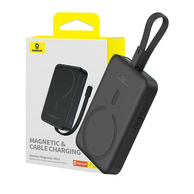 Product Powerbank Baseus Magnetic Mini 10000mAh 20W MagSafe (black) base image