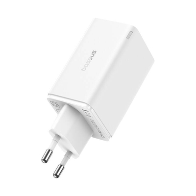Product Φορτιστής Πρίζας Baseus GAN6 Pro Fast Charger, 2xUSB-C + 2xUSB, 65W (white) base image
