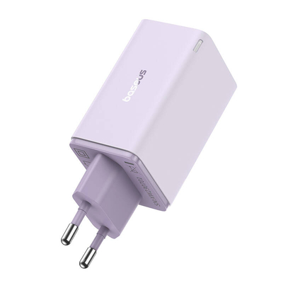 Product Φορτιστής Πρίζας Baseus GAN6 Pro Fast Charger, 2xUSB-C + 2xUSB, 65W (purple) base image